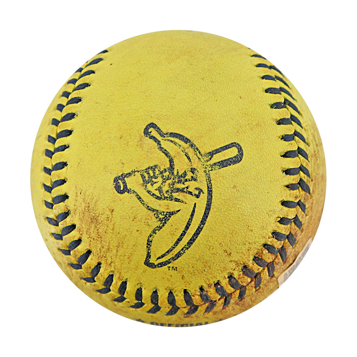 Andre Johnson Bananas Autographed Game Used Official Banana Ball 9.26.25 Houston, TX 