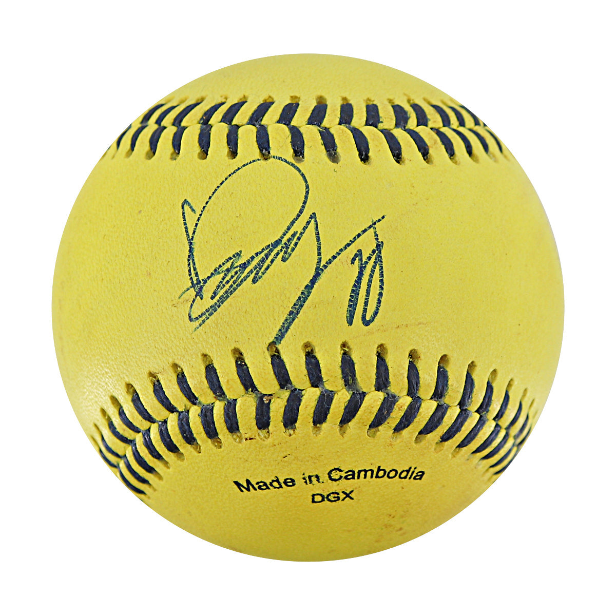 Dan Hosley Bananas Autographed Game Used Official Banana Ball 9.27.25 Houston, TX 