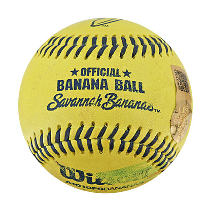 Dan Hosley Bananas Autographed Game Used Official Banana Ball 9.27.25 Houston, TX 