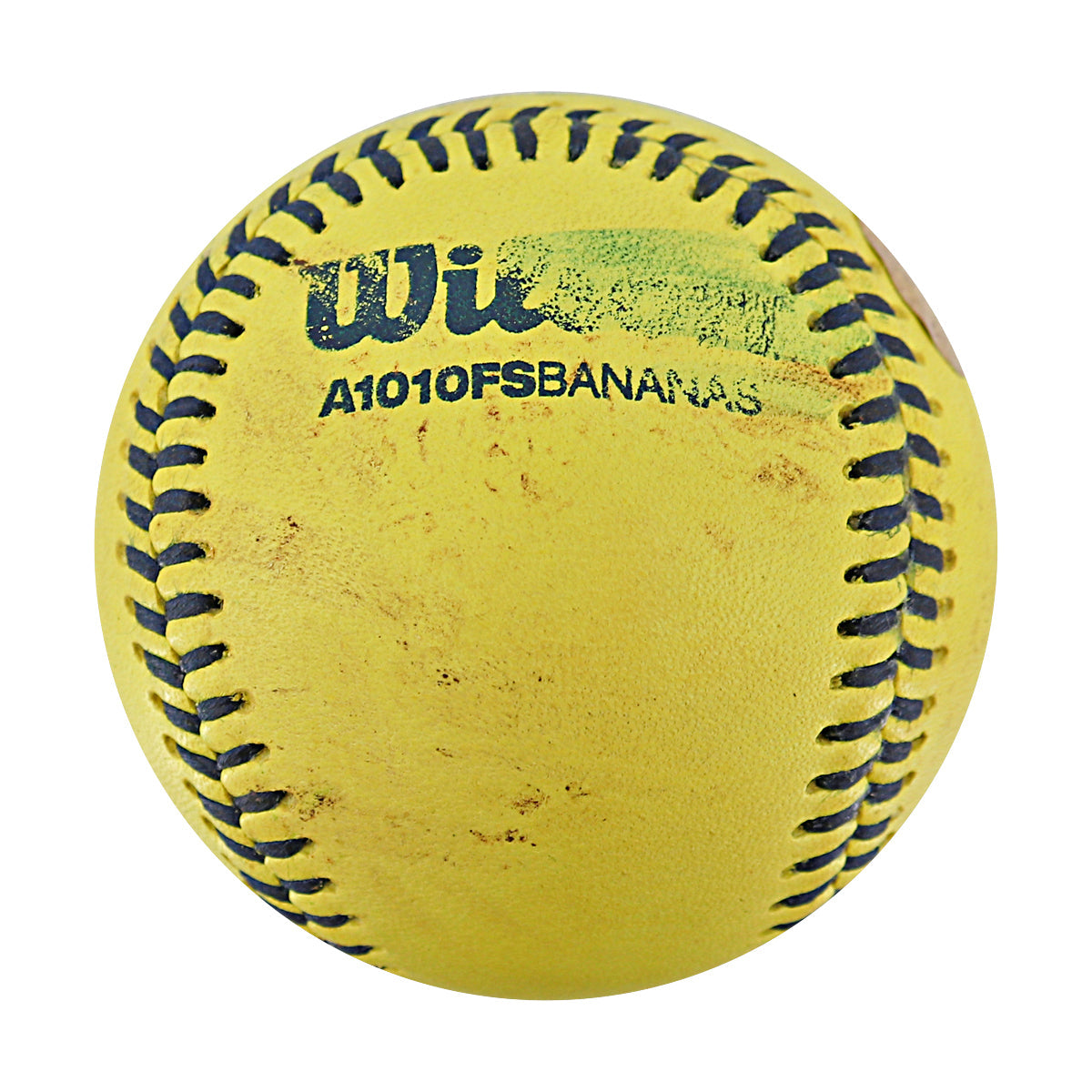 Dan Hosley Bananas Autographed Game Used Official Banana Ball 9.27.25 Houston, TX 