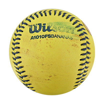 Dan Hosley Bananas Autographed Game Used Official Banana Ball 9.27.25 Houston, TX 