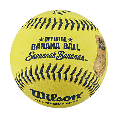Michael Bourn Bananas Autographed Game Used Official Banana Ball 9.27.25 Houston, TX 
