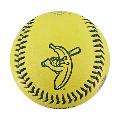Michael Bourn Bananas Autographed Game Used Official Banana Ball 9.27.25 Houston, TX 