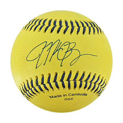 Michael Bourn Bananas Autographed Game Used Official Banana Ball 9.27.25 Houston, TX 