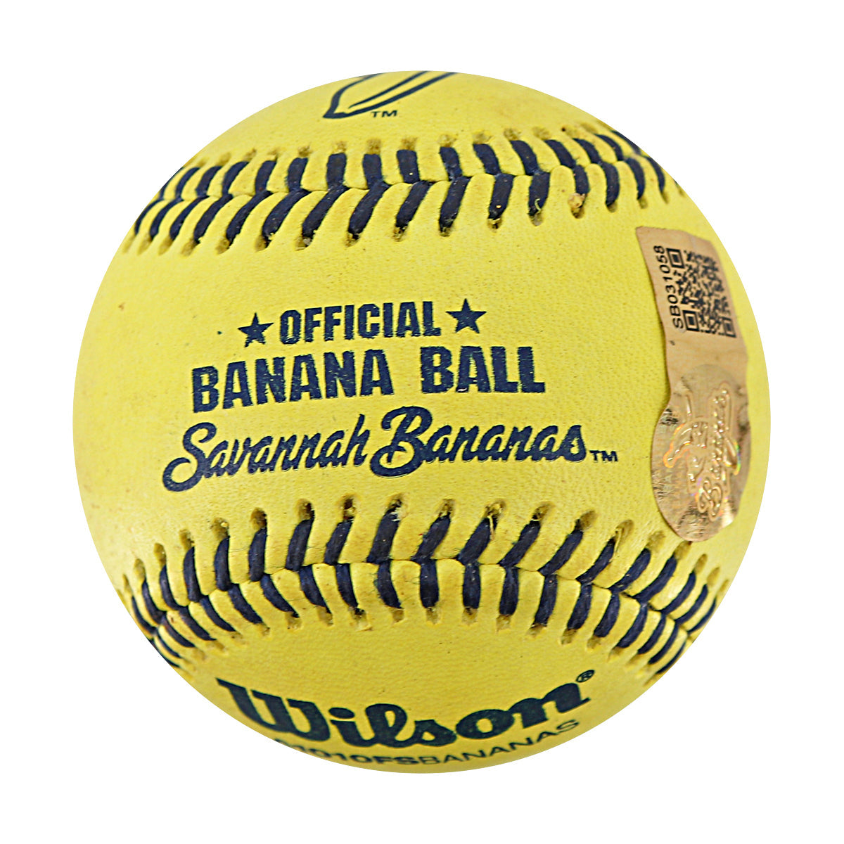 Ryan Cox Bananas Autographed Game Used Official Banana Ball 9.27.25 Houston, TX 