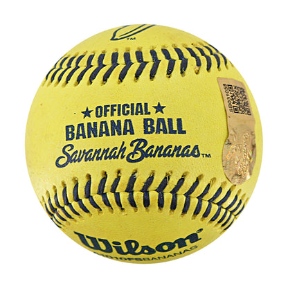 Ryan Cox Bananas Autographed Game Used Official Banana Ball 9.27.25 Houston, TX 