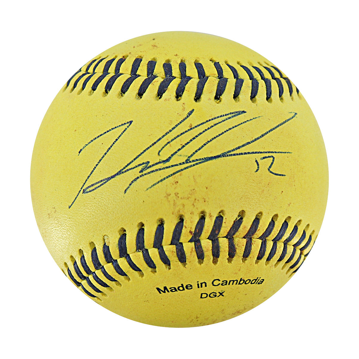 Kyle Luigs Bananas Autographed Game Used Official Banana Ball 9.27.25 Houston, TX 