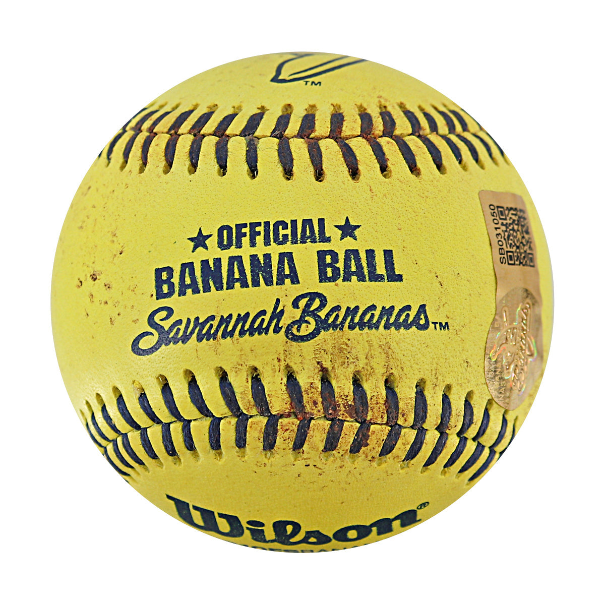 Kyle Luigs Bananas Autographed Game Used Official Banana Ball 9.27.25 Houston, TX 
