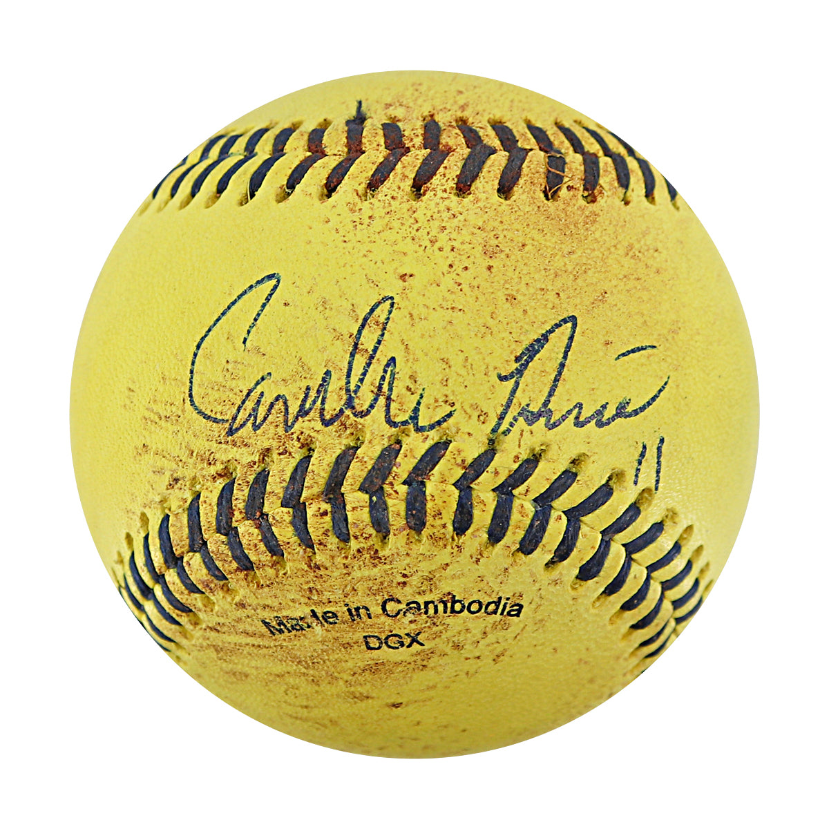 Correlle Prime Bananas Autographed Game Used Official Banana Ball 9.27.25 Houston, TX 