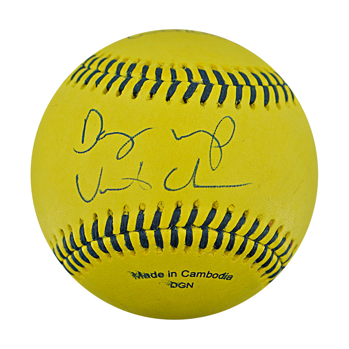 Vincent Chapman Savannah Bananas Autographed Inscribed Official Banana Ball 2.27.26 FSU Tallahassee Florida