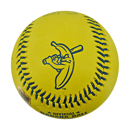 Vincent Chapman Savannah Bananas Autographed Inscribed Official Banana Ball 2.27.26 FSU Tallahassee Florida