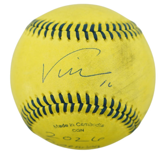 Adam Virant Savannah Bananas Autographed Inscribed Official Banana Ball 2.27.26 FSU Tallahassee Florida