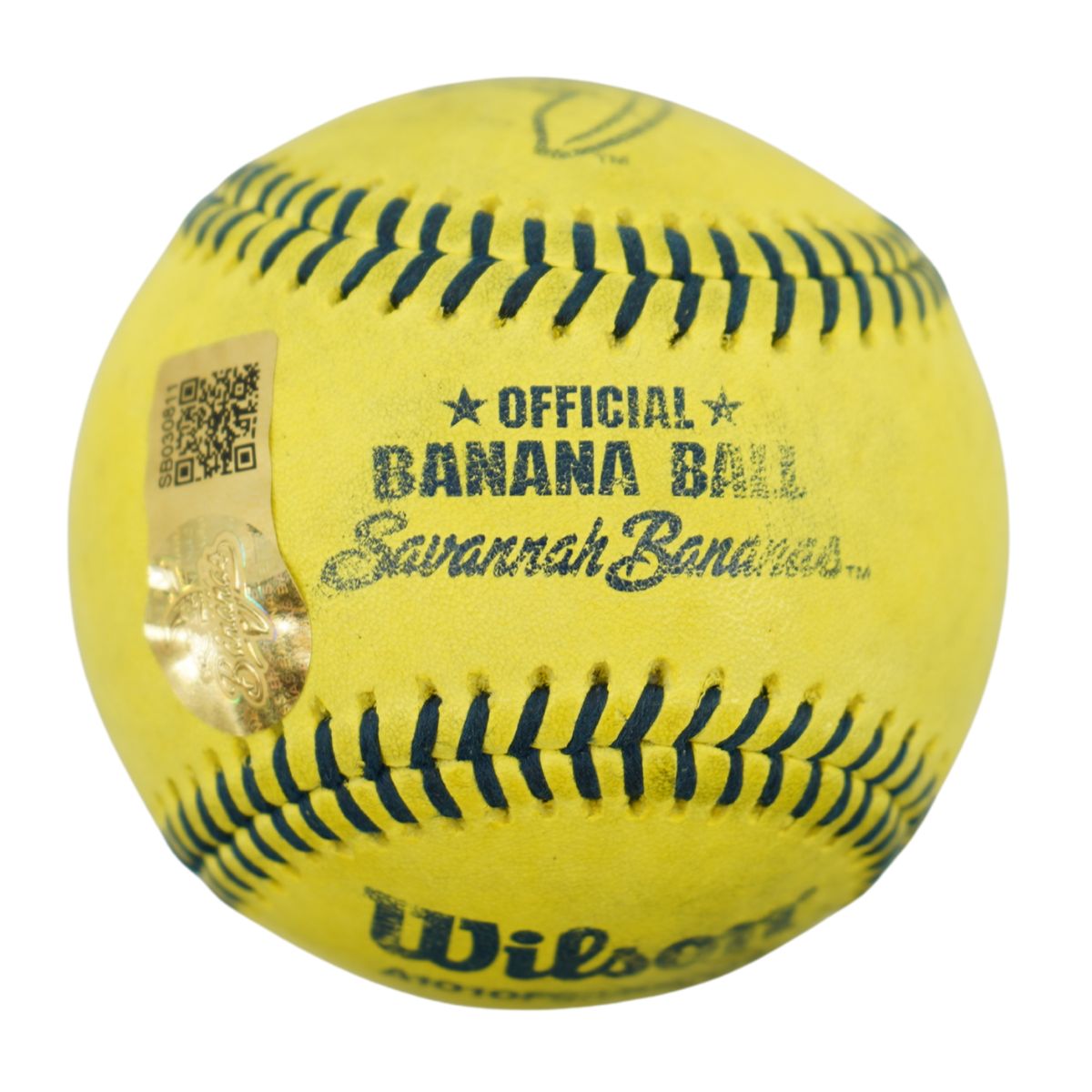 Adam Virant Savannah Bananas Autographed Inscribed Official Banana Ball 2.27.26 FSU Tallahassee Florida