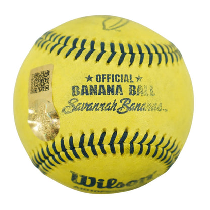 Adam Virant Savannah Bananas Autographed Inscribed Official Banana Ball 2.27.26 FSU Tallahassee Florida