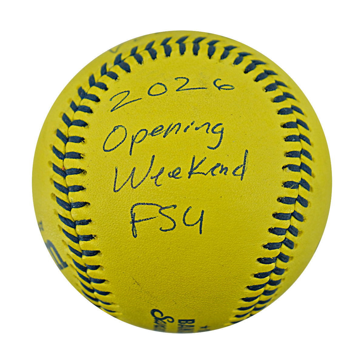 Adam Virant Savannah Bananas Autographed Inscribed Official Banana Ball 2.27.26 FSU Tallahassee Florida