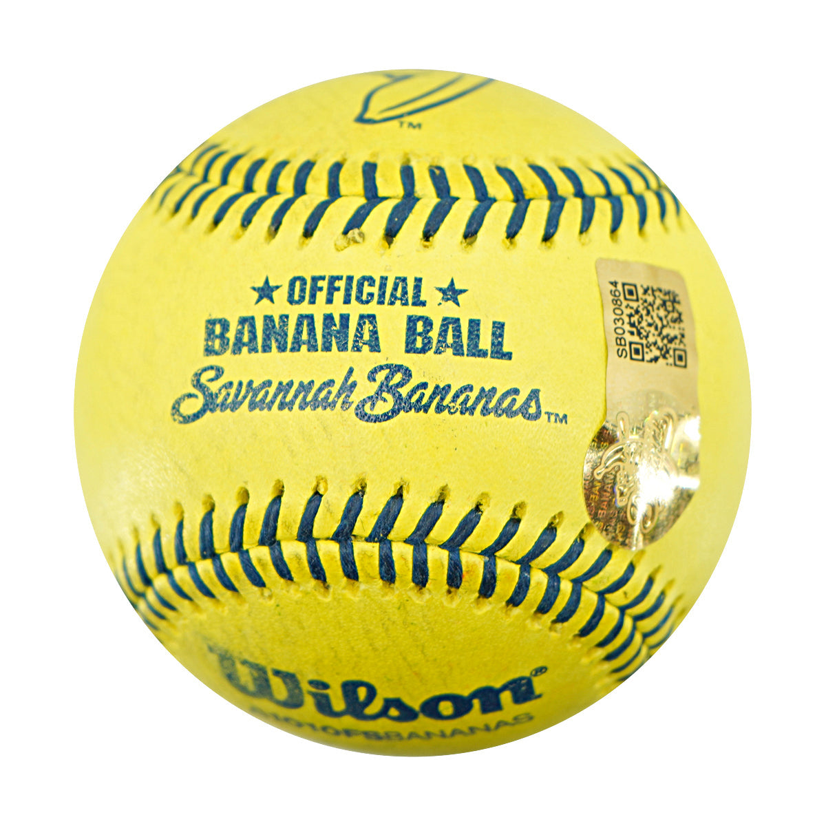 Vincent Chapman Savannah Bananas Autographed Inscribed Official Banana Ball 2.28.26 FSU Tallahassee Florida
