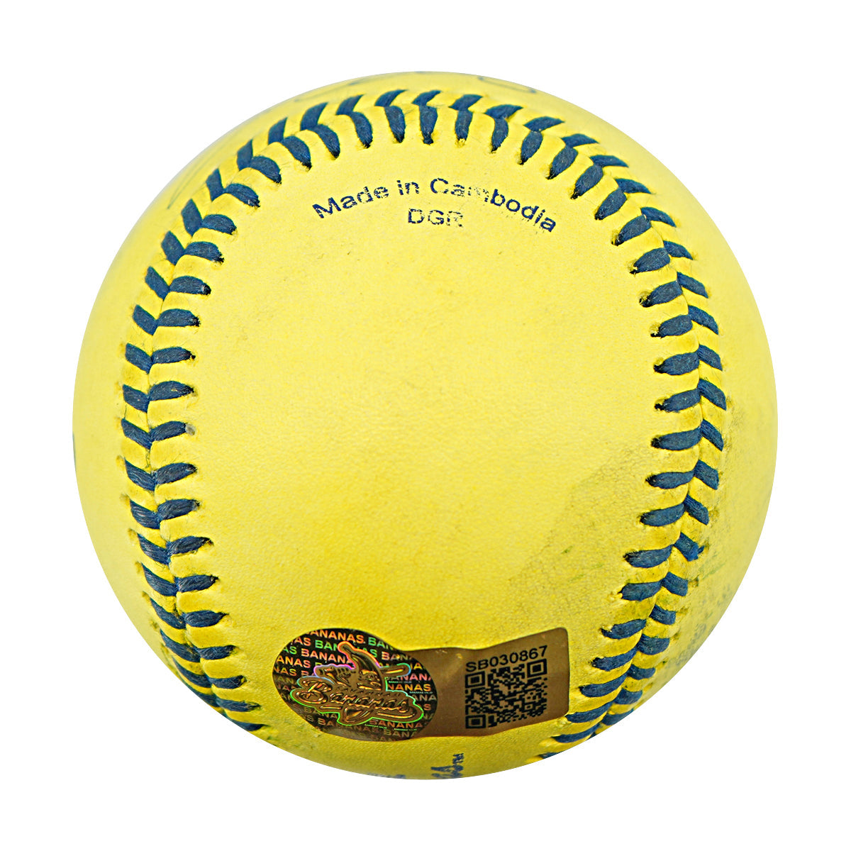 Jackson Olson Savannah Bananas Autographed Inscribed Official Banana Ball 2.28.26 FSU Tallahassee Florida