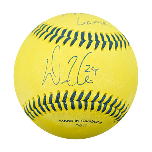 Derek Klena Savannah Bananas Autographed Inscribed Official Banana Ball 2.28.26 FSU Tallahassee Florida
