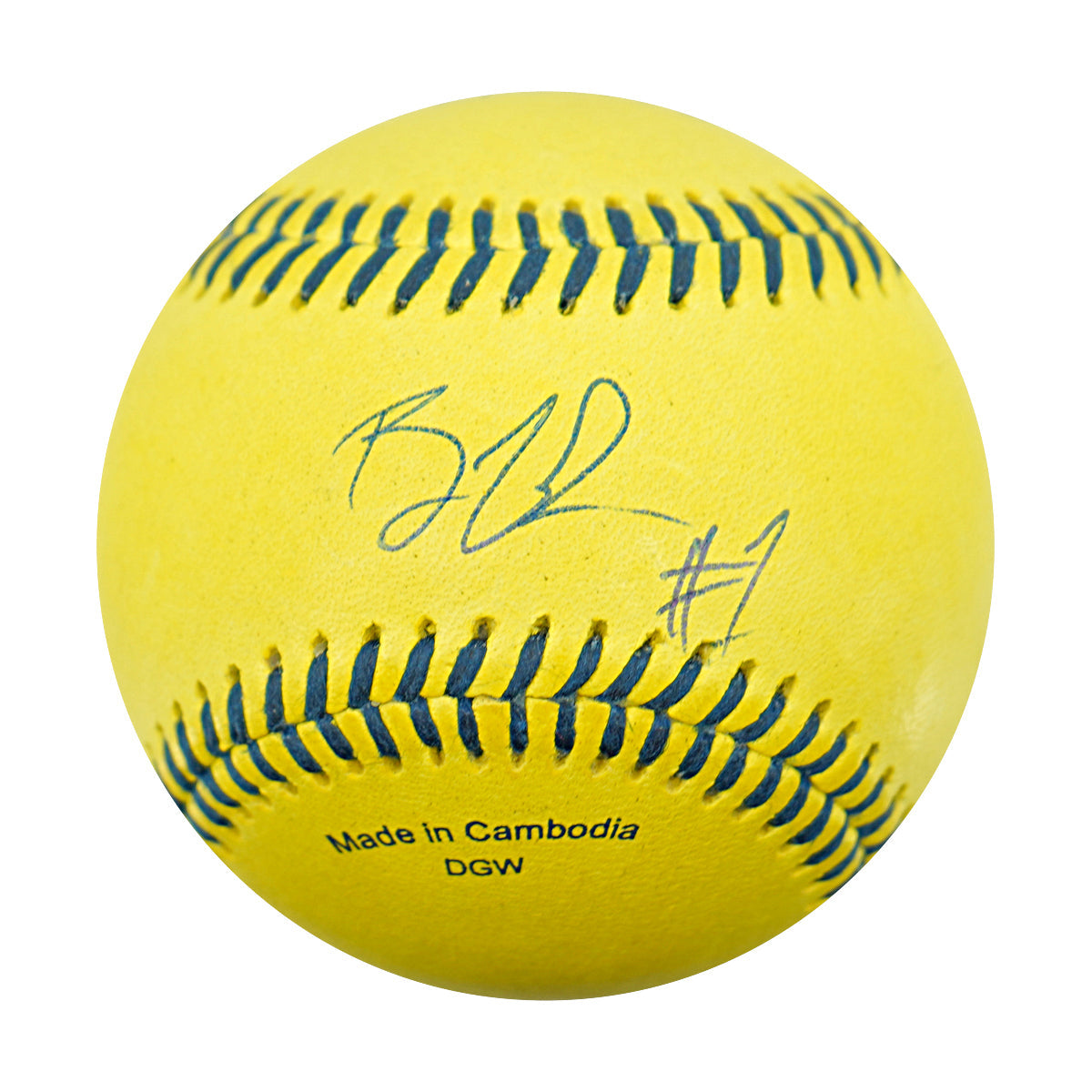 Bill Leroy Savannah Bananas Autographed Inscribed Official Banana Ball 2.28.26 FSU Tallahassee Florida