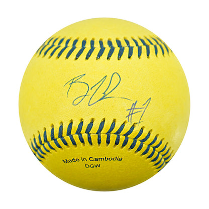 Bill Leroy Savannah Bananas Autographed Inscribed Official Banana Ball 2.28.26 FSU Tallahassee Florida