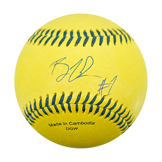Bill Leroy Savannah Bananas Autographed Inscribed Official Banana Ball 2.28.26 FSU Tallahassee Florida