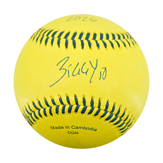 Alex Ziegler Savannah Bananas Autographed Inscribed Official Banana Ball 2.28.26 FSU Tallahassee Florida
