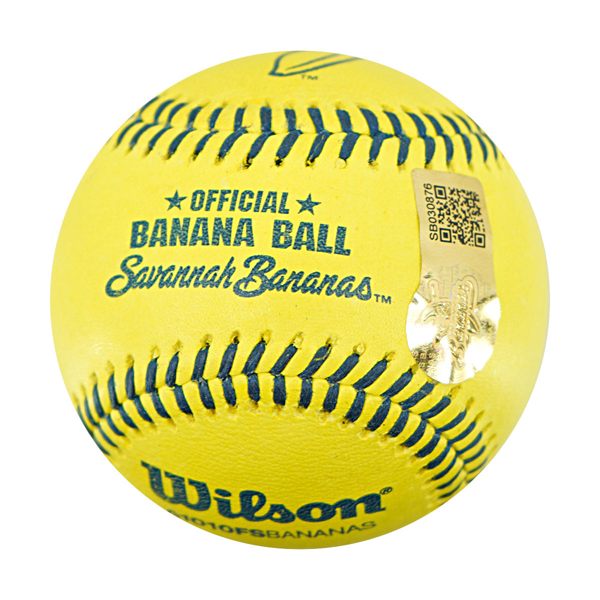 Alex Ziegler Savannah Bananas Autographed Inscribed Official Banana Ball 2.28.26 FSU Tallahassee Florida