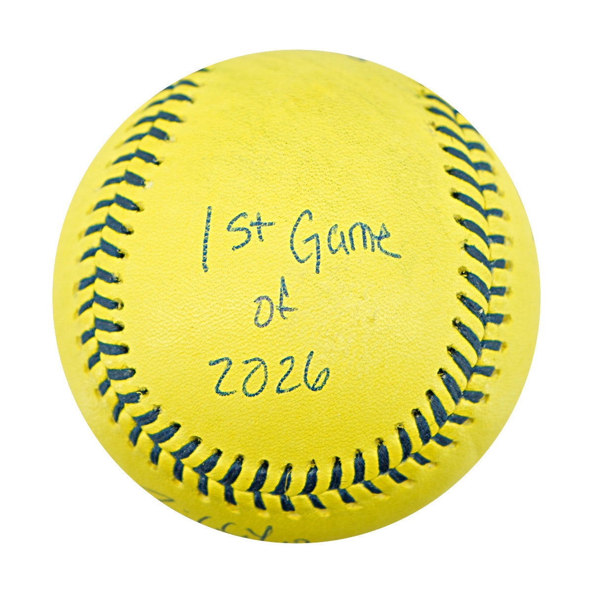 Alex Ziegler Savannah Bananas Autographed Inscribed Official Banana Ball 2.28.26 FSU Tallahassee Florida