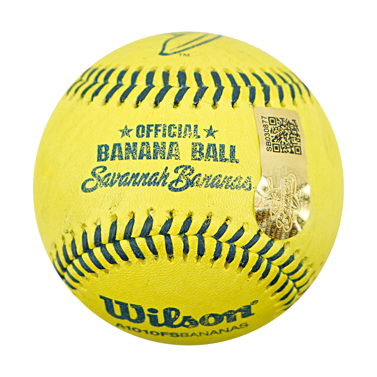 Alex Ziegler Savannah Bananas Autographed Inscribed Official Banana Ball 2.28.26 FSU Tallahassee Florida