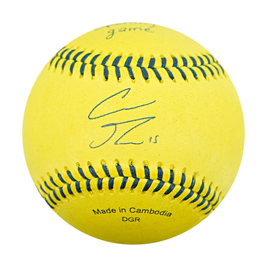 RAC RobertAnthony Cruz Savannah Bananas Autographed Inscribed Official Banana Ball 2.28.26 FSU Tallahassee Florida