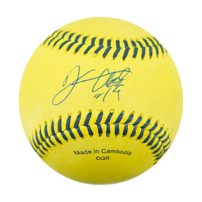 Dan Oberst Savannah Bananas Autographed Official Banana Ball 3.14.26 Superdome, New Orleans