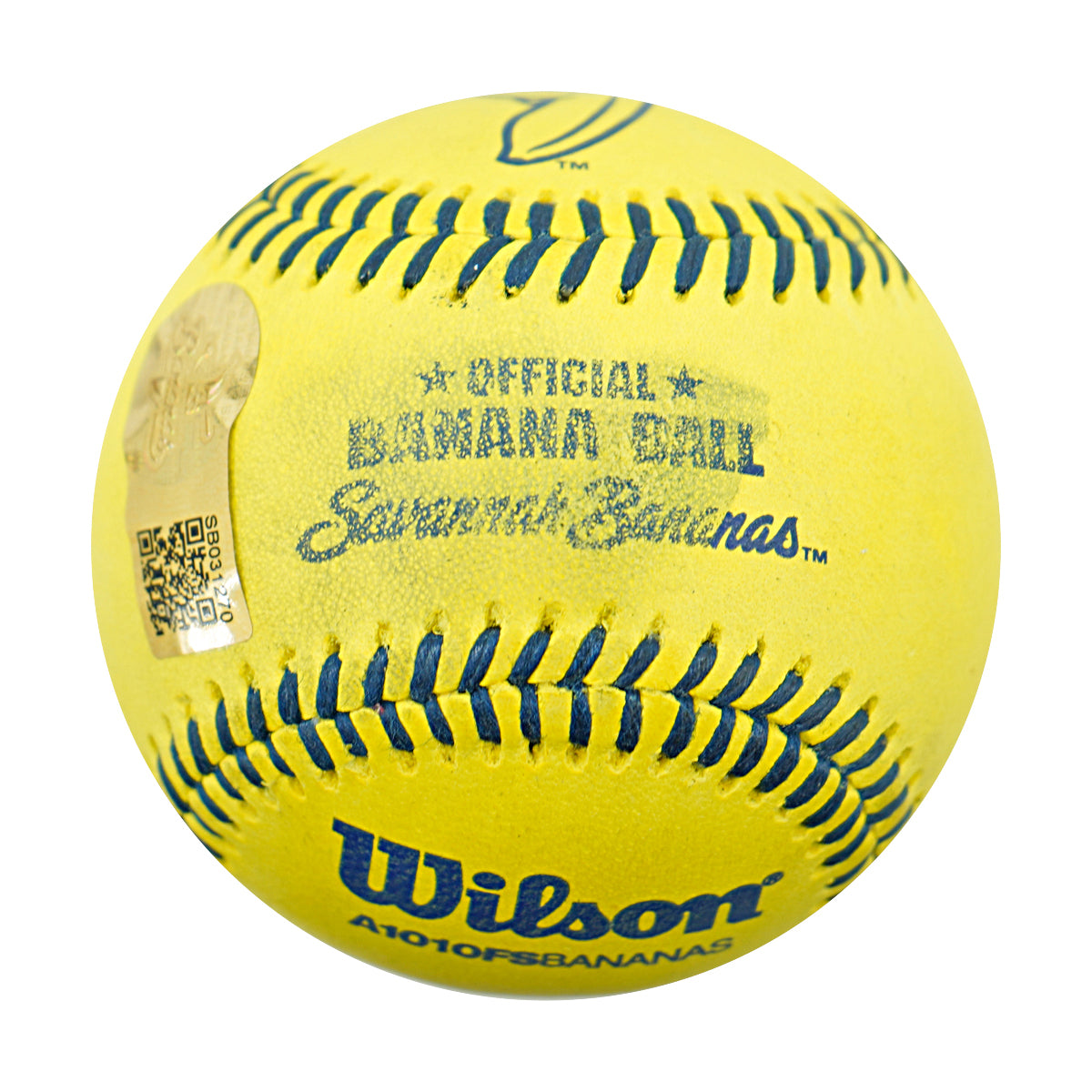 Ty Jackson Savannah Bananas Autographed Official Banana Ball 3.15.26 Superdome, New Orleans