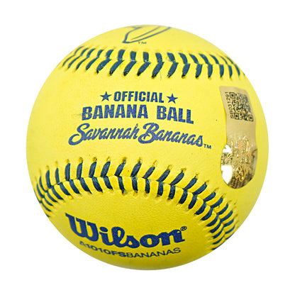 Noah Niznik Savannah Bananas Autographed Official Banana Ball 3.15.26 Superdome, New Orleans
