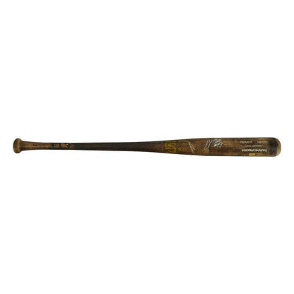 Dan Oberst Savannah Bananas Autographed Game Used LS Genuine C243M Bat