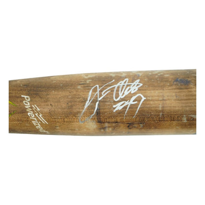 Dan Oberst Savannah Bananas Autographed Game Used LS Genuine C243M Bat