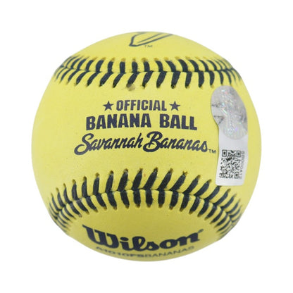 DR Meadows Savannah Bananas Autographed Official Banana Ball