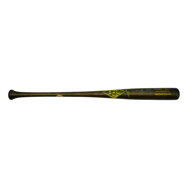 DR Meadows Savannah Bananas Autographed/Smudged Game Used LS Genuine EJ74 Bat