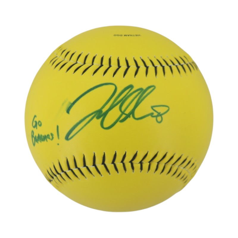 Jackson Olson Bananas Autographed Inscribed Oversized Banana Ball-2