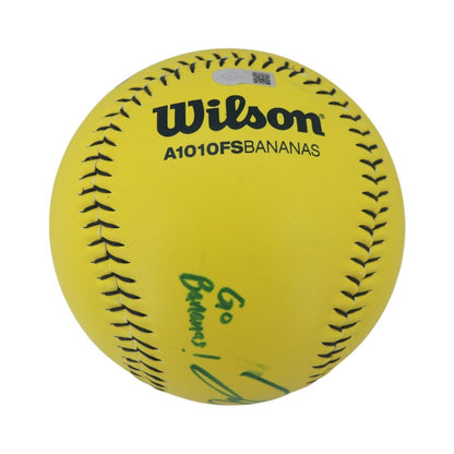 Jackson Olson Bananas Autographed Inscribed Oversized Banana Ball-2