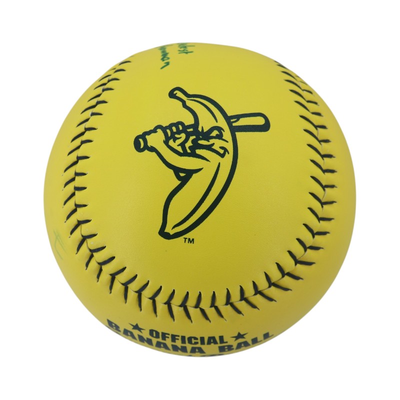 Jackson Olson Bananas Autographed Inscribed Oversized Banana Ball-1