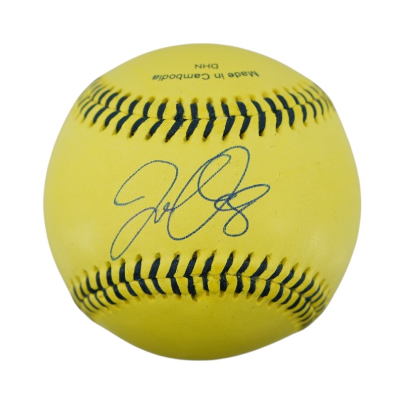 Jackson Olson Savannah Bananas Autographed Official Banana Ball-2