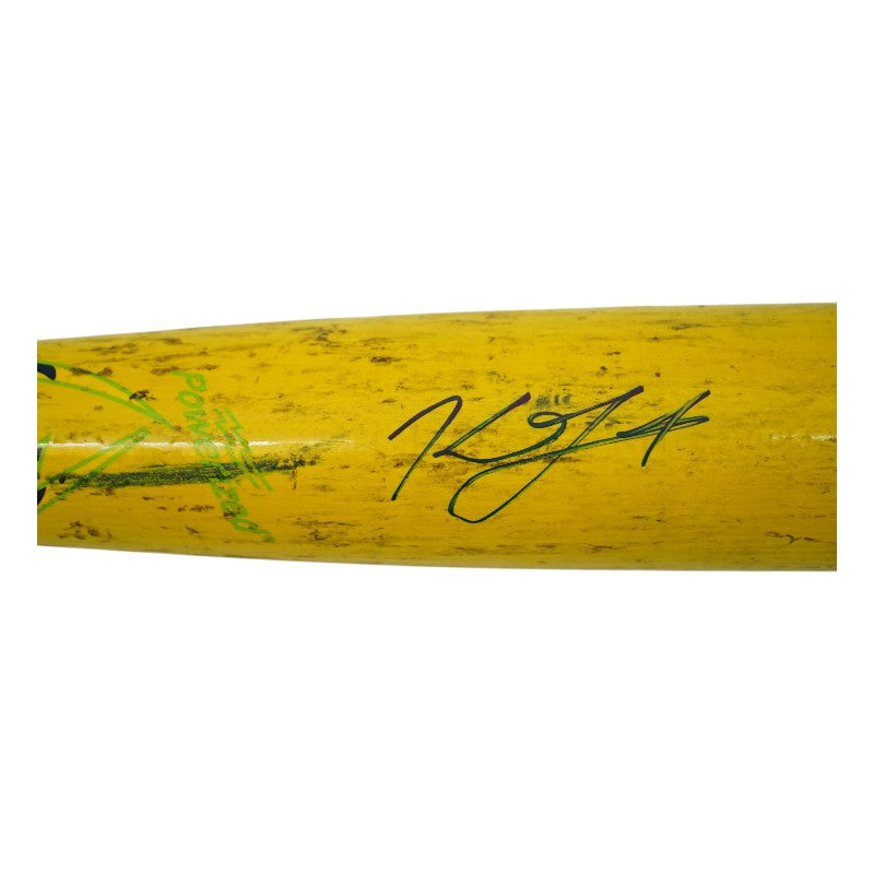 Kyle KJ Jackson Savannah Bananas Autographed Game Used LS Genuine EJ74 Bat