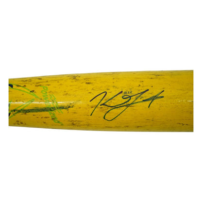 Kyle KJ Jackson Savannah Bananas Autographed Game Used LS Genuine EJ74 Bat