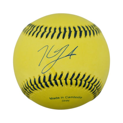 Kyle 'KJ' Jackson Savannah Bananas Autographed Official Banana Ball-2