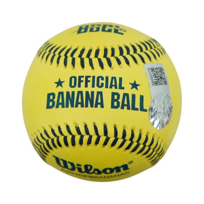 Kyle 'KJ' Jackson Savannah Bananas Autographed Official Banana Ball-2