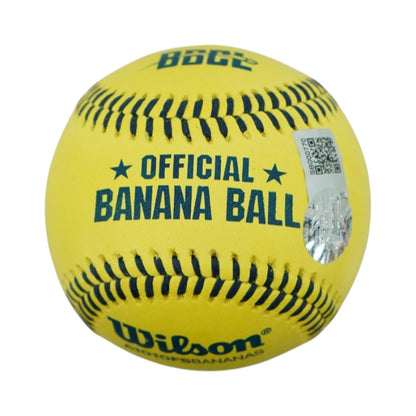 Kyle 'KJ' Jackson Savannah Bananas Autographed Official Banana Ball-2