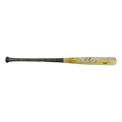 Reese Alexiades Savannah Bananas Autographed Game Used LS Genuine  I13M Bat