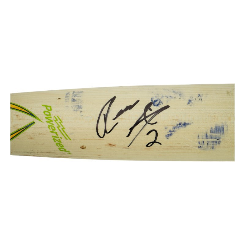 Reese Alexiades Savannah Bananas Autographed Game Used LS Genuine  I13M Bat