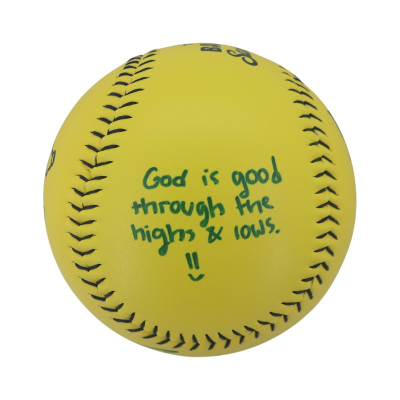 Robert Anthony Cruz Bananas Autographed Inscribed Oversized Official Banana Ball