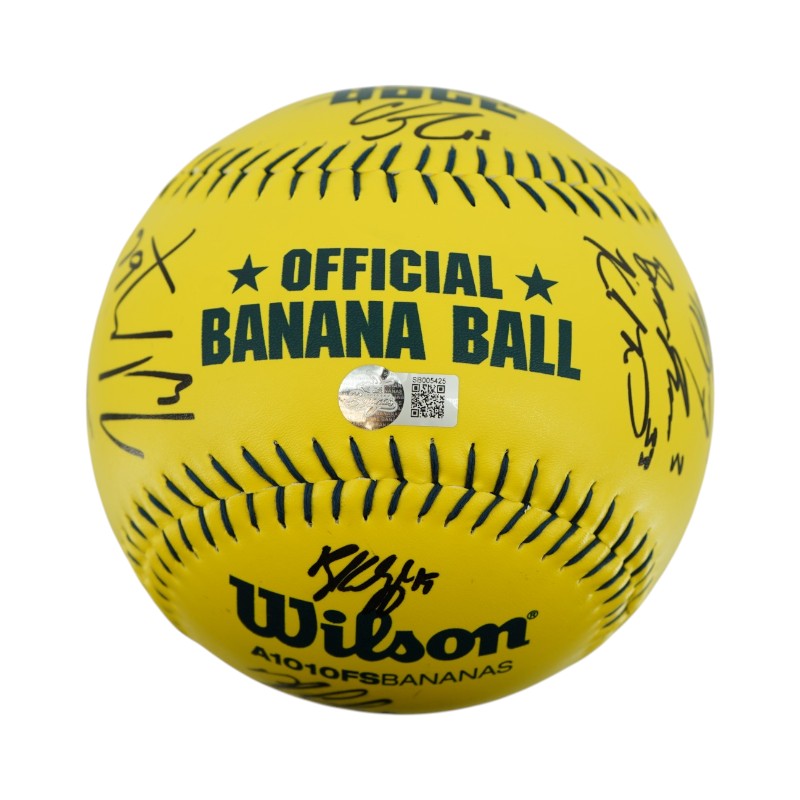 Savannah Bananas 2026 Team Signed Oversized Banana Ball